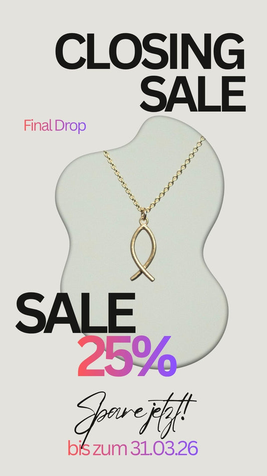 Goldene Kette mit filigranem Fischanhänger aus 9 Karat Massivgold